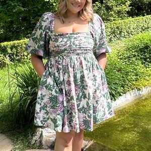 The A&F Emerson Poplin Puff Sleeve Mini Dress